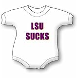 LSU Sucks Baby Ultrasoft Onesie