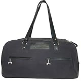 Small Black Crepe Designer Pet Carrier