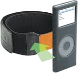 ILUV i141A Silicone Case with Armband for iPod nano (2nd generation) - BLACK