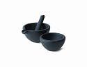 Typhoon Double Cast Iron Pestle and Mortar
