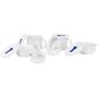 CorningWare French White 12-Piece Pop-Ins Bake and Serve Set