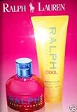 RALPH COOL 2pc GiftSet Women 3.4 oz (100 ml) EDT Spray & 3.4 oz (100 ml) Body Moisturizer)