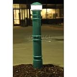 Metro Decorative Bollard Cover With Solar Powered Light Fit Pipe 6