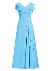 Chiffon Evening Dress/Bridesmaid Dress/Mother-of-the-Bride Dress/Prom Dress/Wedding Party Dress 