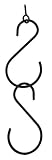 Stanley Hardware V2665 6-Inch Extension Hook Kit, Black