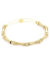 Alex and Ani "Bangle Bar" Yellow-Gold Bamboo Bangle