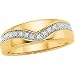14K Yellow Gold Diamond Bridal Engagement Ring