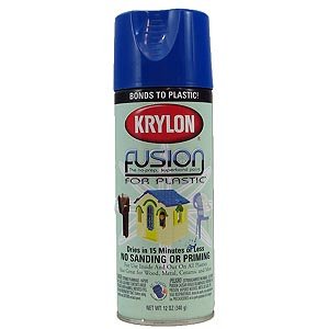 Krylon Fusion Spray Paint for Plastic (12 oz.) - Patriot Blue