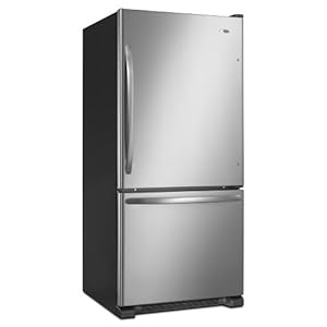 Amana 21.9 cu. ft. Bottom-Freezer Refrigerator, ABB2224WES, Stainless-Steel