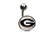 bulldog7 - Navel Belly Button Ring Georgia Bulldogs