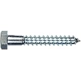The Hillman Group 230051 Hex Lag Screw, 5/16-Inch X 2-Inch, Zinc, 100-Pack