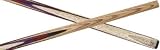 Elite ELSNK07 Ash with Black, Red and Blue Spliced Veneers Snooker Cue
