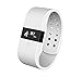 Atecher® Bluetooth 4.0 Smart Wristband – Activity Tracker Sleep Monitor Heart Rate Measuring Health Care WristWatch Smartband for Android Phone Samsung GALAXY Note 3/Samsung GALAXY S4 S5/Samsung GALAXY Grand 2/GALAXY S4/HTC One/Moto X/Nexus 5/Sony Xperia Z1/LG G2 Lumia1520 and Apple iPhone iphone(4/4S/5/5C/5S/6/6Plus)-White