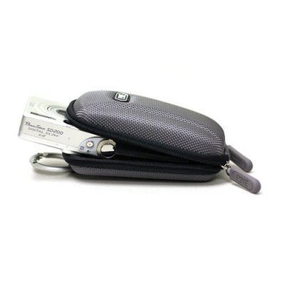 Canon PowerShot A1100IS 12.1 MP Digital Camera Carrying CaseCrown Compact Travel Case (Grey)