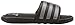 adidas Men's Adissage Comfort Slides Sandal, Black/Iron Metallic/Black, 8