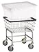 Clear Vinyl Basket Liner for F Basket - Not Flame Retardant, color: white