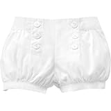 GYMBOREE(ジンボリー) バブルショーツ ホワイト ボトムスショートパンツ 0～3ヶ月【並行輸入】