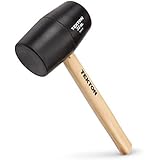 TEKTON 30505 Wood Handle Rubber Mallet, 32-Ounce