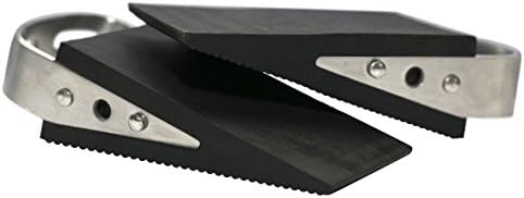 Door Stopper 2 Pack with Decorative Stainless Steel Handle by Marrgon - 365 DAY MONEY-BACK GUARANTEE