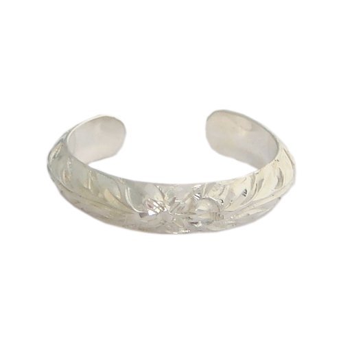 Hawaiian Heirloom Jewelry Sterling Silver Toe Ring