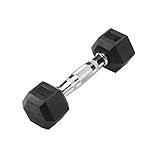 Rubber Coated Hex Dumbbell 5 lb.