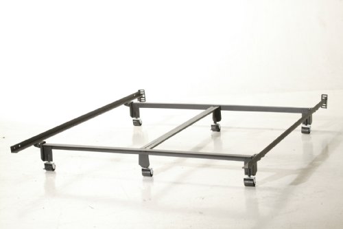 Structures by Malouf STEELOCK Super Duty Steel Wedge Lock Metal Bed Frame - LIFETIME WARRANTY, Queen