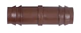 Rain Bird Landscape Dripline System 1/2-Inch Barbed Couplings - 4 Pack #BC50-4PK