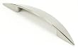 Top Knobs-Nouveau Collection M414 Eyebrow Cup Pull in Brushed Satin Nickel