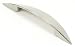 Top Knobs-Nouveau Collection M414 Eyebrow Cup Pull in Brushed Satin Nickel