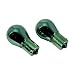 Chromium Blinkerlampen - Blinker aus >>> silberne Optik / Blinker an >>> leuchtet orange - mit versetzt liegenden Pins (Stiften) - 12V - 21W - BAU15s - 2er Set