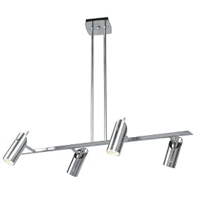 Access Lighting 52022-BS Odyssey Spotlight Pendant, Brushed Steel