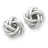 Sterling Silver Love Knot Earrings