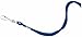 Champion Sports Nylon Lanyards with J-Hook Clip, Black - 12 Pack (Poly Bag)
