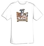 Pit Bull Puppies Bone Adult T-shirt