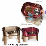 Neater Feeder for Dogs large cranberry -color- dogs 30 to 100-lbs