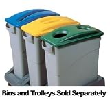 Rubbermaid(R) Slim Jim(R) Paper Recycling Top, Blue