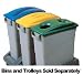 Rubbermaid(R) Slim Jim(R) Bottle & Can Recycling Top, Green