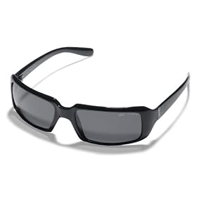 Click here to buy Bolle Fusion Envy Sunglasses (Shiny Black Polarized TNS) by Bolle.