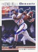 Vladimir Guerrero, Montreal Expos, 1997 Score Interleague Moments Autographed Card