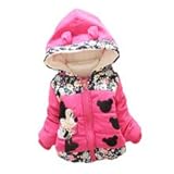 Children's Winter Outerwear Coats Hello Kitty Girl's Vest Hooded Vest Kids Windbreaker Jacket 100% Cotton Warm Jackets