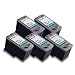Canon CL-41 and PG-40 Remanufactured Ink Cartridges: Three Black and Two Color
