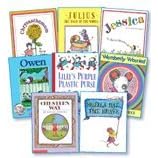 Kevin Henkes 8-Book Set: Chester's Way; Chrysanthemum; Jessica; Julius, the Baby of the World; Lily's Purple Plastic Purse; Owen; Sheila Rae, the Brave; and Wemberly Worried
