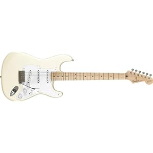 buying Fender Eric Clapton Stratocaster® Electric Guitar, Olympic White, Maple Fretboard Online Store