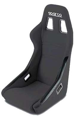 Sparco (00915RS) Speed Seats - Steel Tube (16.75 Lbs) Competition Fabric - Red