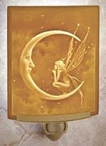 Fairy Moon Porcelain Lithophane Night Light - David Delamare Design