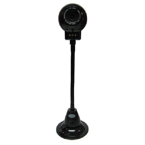 Okion Citadel USB Webcam mit Mikrofon (30 fps bei 640 x 480, 3 LEDs, 4 Richtungen kippbar)