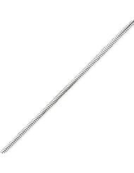 Sterling Silver 1.95mm Diamond-cut Snake Chain - 20 Inch