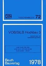 VOB / StLB Hochbau 3 Dachdeckungs- und Dachabdichtungsarbeiten