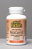 Betacareall 25000iu Natural Source (90Capsules) Brand: Natural Factors