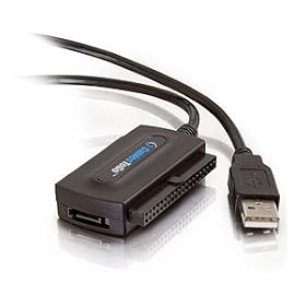 Cables To Go 30504 USB 2.0 to IDE or Serial ATA Drive Adapter (Black)